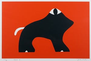 Jan Snoeck - Zeefdruk, Nr. 7 - Ingelijst kopen? Bied vanaf 35!