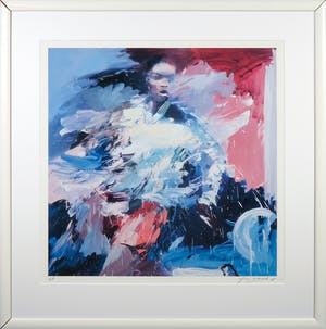 Frank Gude - Litho, Tennis - Ingelijst kopen? Bied vanaf 1!