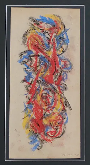 Theo Wolvecamp - Abstracte compositie kopen? Bied vanaf 195!
