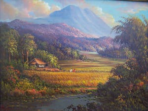 Niet of onleesbaar gesigneerd - Indisch Landschap kopen? Bied vanaf 10!