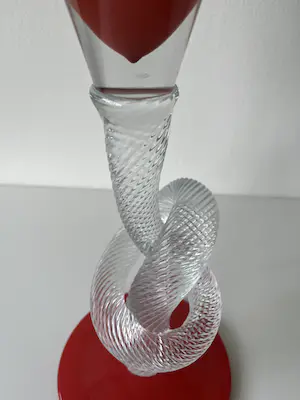 Ozzaro by Loranto - Rode kelk van Boheems kristal kopen? Bied vanaf 100!