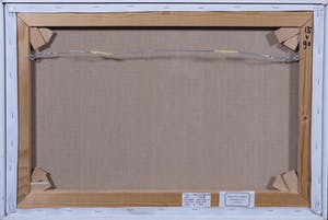 Paul Overhaus - Olieverf op doek, Langs het IJsselmeer - Ingelijst kopen? Bied vanaf 70!