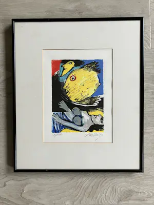 Corneille - Prachtige ingelijste Corneille in perfecte staat! kopen? Bied vanaf 145!