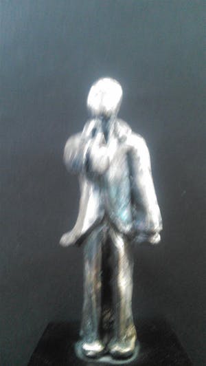 Brons (Onbekend) - Met uitgestoken hand kopen? Bied vanaf 30!