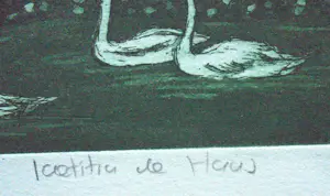 Laetitia de Haas - Zicht op Marken. "De grote werf". Prachtig gedetailleerd. kopen? Bied vanaf 75!