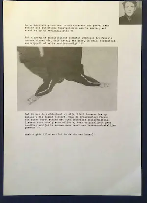 Jan Fabre - Uitgewrongen Art kopen? Bied vanaf 850!