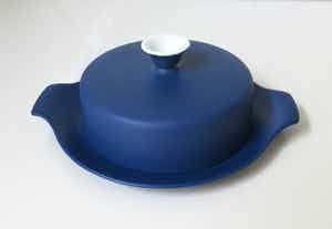 Zweitse Landsheer - Botervloot servies Fiësta kleur Blue Sky - Goedewaagen verkocht voor € 17!