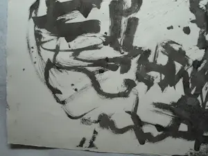 Anton Heyboer - Acrylverf , Abstracte voorstelling Moeder met Kind – 79 x 107 cm. kopen? Bied vanaf 150!