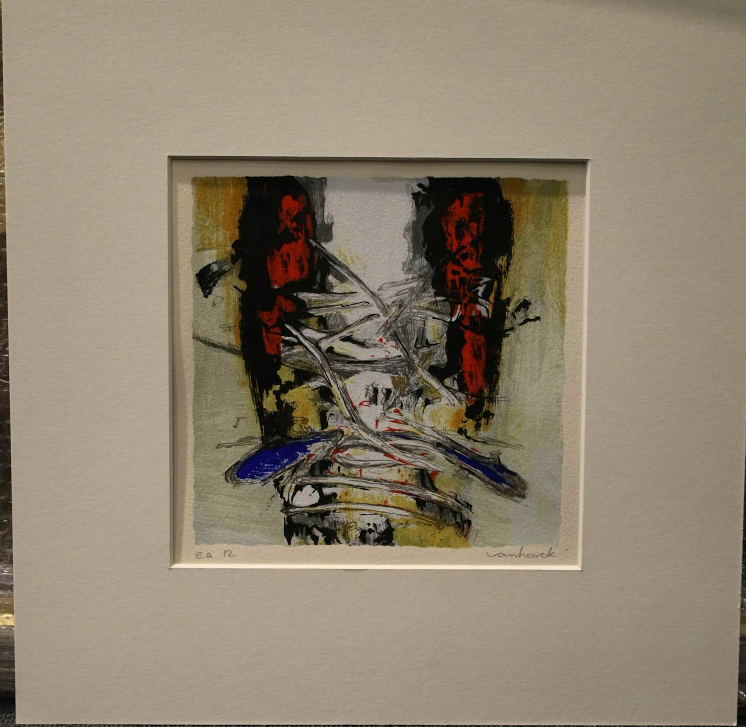 Hans Vanhorck - Épreuve d'Artiste/Artist Proof / Abstracte Zeefdruk kopen? Bied vanaf 40!