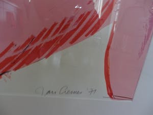 Jan Cremer - Kleurenzeefdruk BALLERINA-P Handgesigneerd in prachtige lijst!!! kopen? Bied vanaf 475!