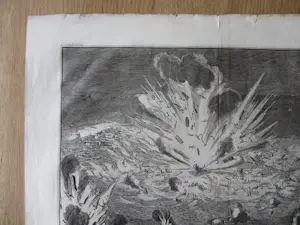 Coenraet Decker - 2 gravures Opblazen ven de schipbrug in de Schelde, 1585 kopen? Bied vanaf 100!