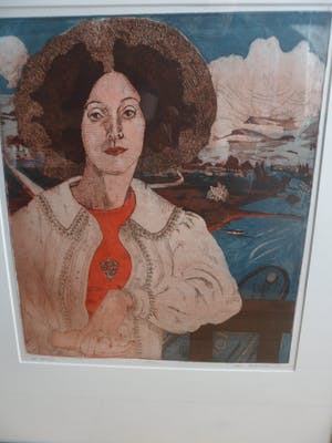 Cees Landsaat - Kleurets en aquatint, "De Brug" . kopen? Bied vanaf 30!