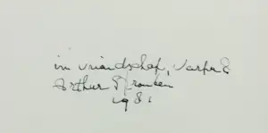 Arthur Spronken - Inkttekening, In vriendschap verbonden - Ingelijst kopen? Bied vanaf 150!