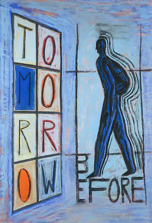 Hans Wap - Pastel, Tomorrow before - Ingelijst (Groot) kopen? Bied vanaf 1!