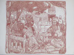 AcheterFrank Brangwyn - The Story - Kleurenlitho? Enchérissez de 45!