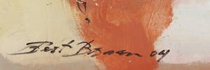 Bert Braam - Acryl op paneel, Zonder titel - Ingelijst kopen? Bied vanaf 1!