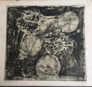 Jan Montyn - Course a la lune 2/8 eigen druk 1962 kopen? Bied vanaf 120!