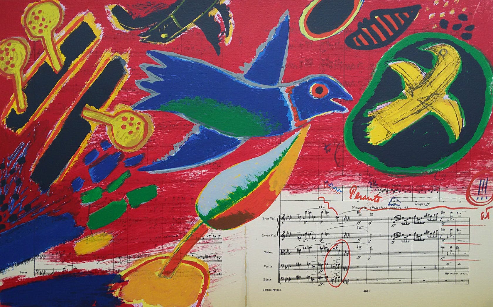 Corneille - Complete “100 jaar Concertgebouw” portfolio met 6 zeefdrukken kopen? Bied vanaf 1000!