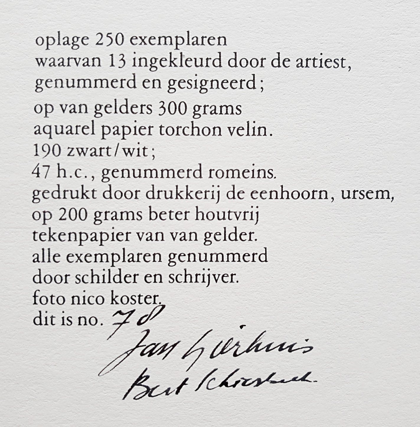 Jan Sierhuis - Schetsboek, complete portfolio met 20 met de hand gemonogrammeerde litho’s kopen? Bied vanaf 250!