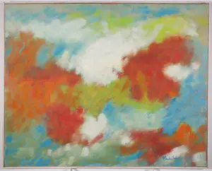 Mado Schoolmeesters - Olieverf op doek, Nuance rouga - Ingelijst kopen? Bied vanaf 150!