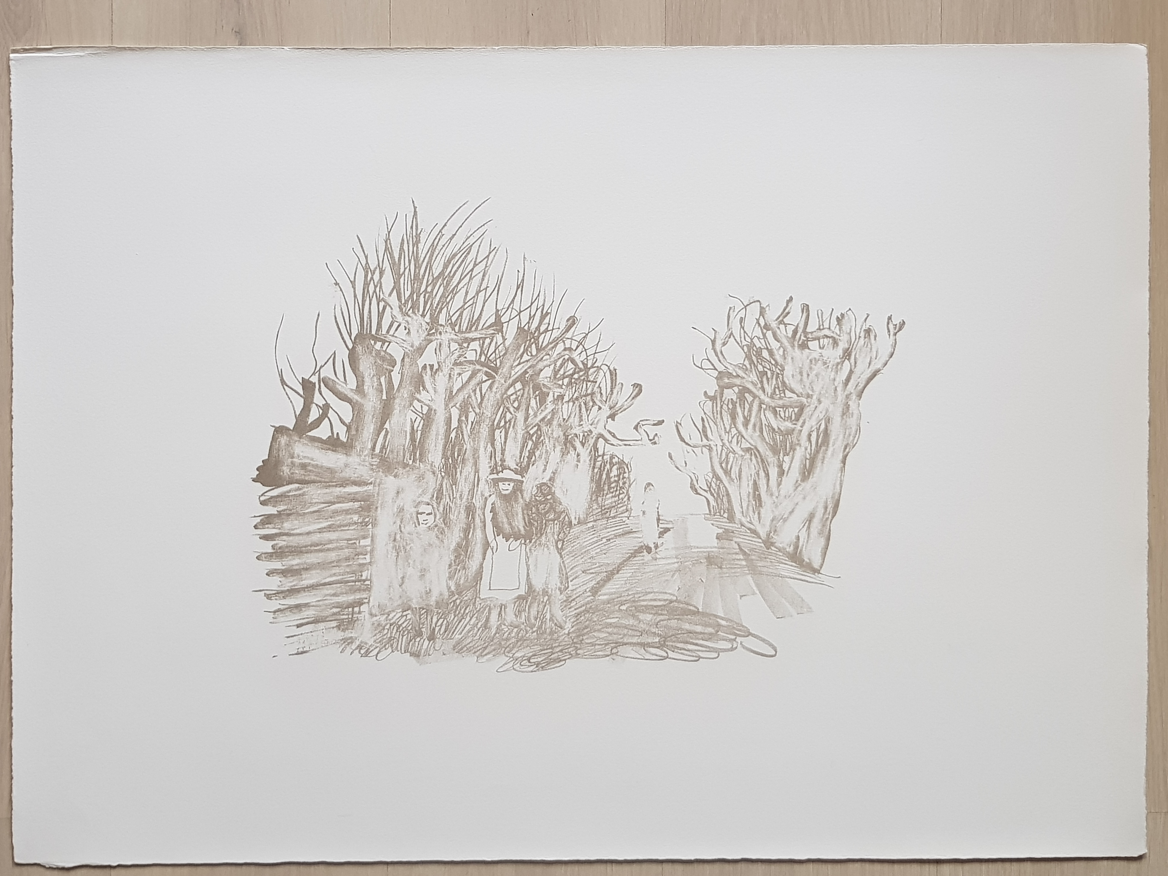 Kees Franse - Vier Litho,s - Gesigneerd & Gedateerd kopen? Bied vanaf 60!