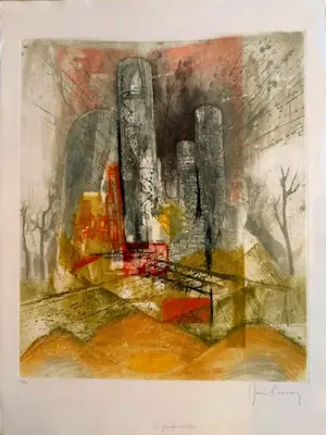 René Carcan - Lithographie "La grande machine" kopen? Bied vanaf 120!