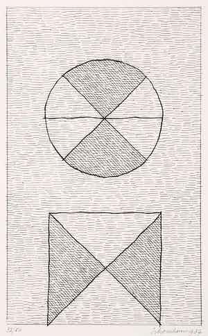 Jan Schoonhoven - Zeefdruk, Vorm verkocht voor € 350!