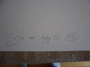 Huibert van Dorp - Zeefdruk, "Magnetische Flux". kopen? Bied vanaf 35!