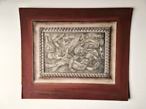 Pieter Starreveld - Zeldzame 1944 Lithografie "Naakten" in een door j.c. Jongens gemaakte lijst kopen? Bied vanaf 65!