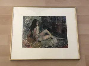 Jan van der Veer - Ruggelings zittend naakt in dromerige setting kopen? Bied vanaf 115!