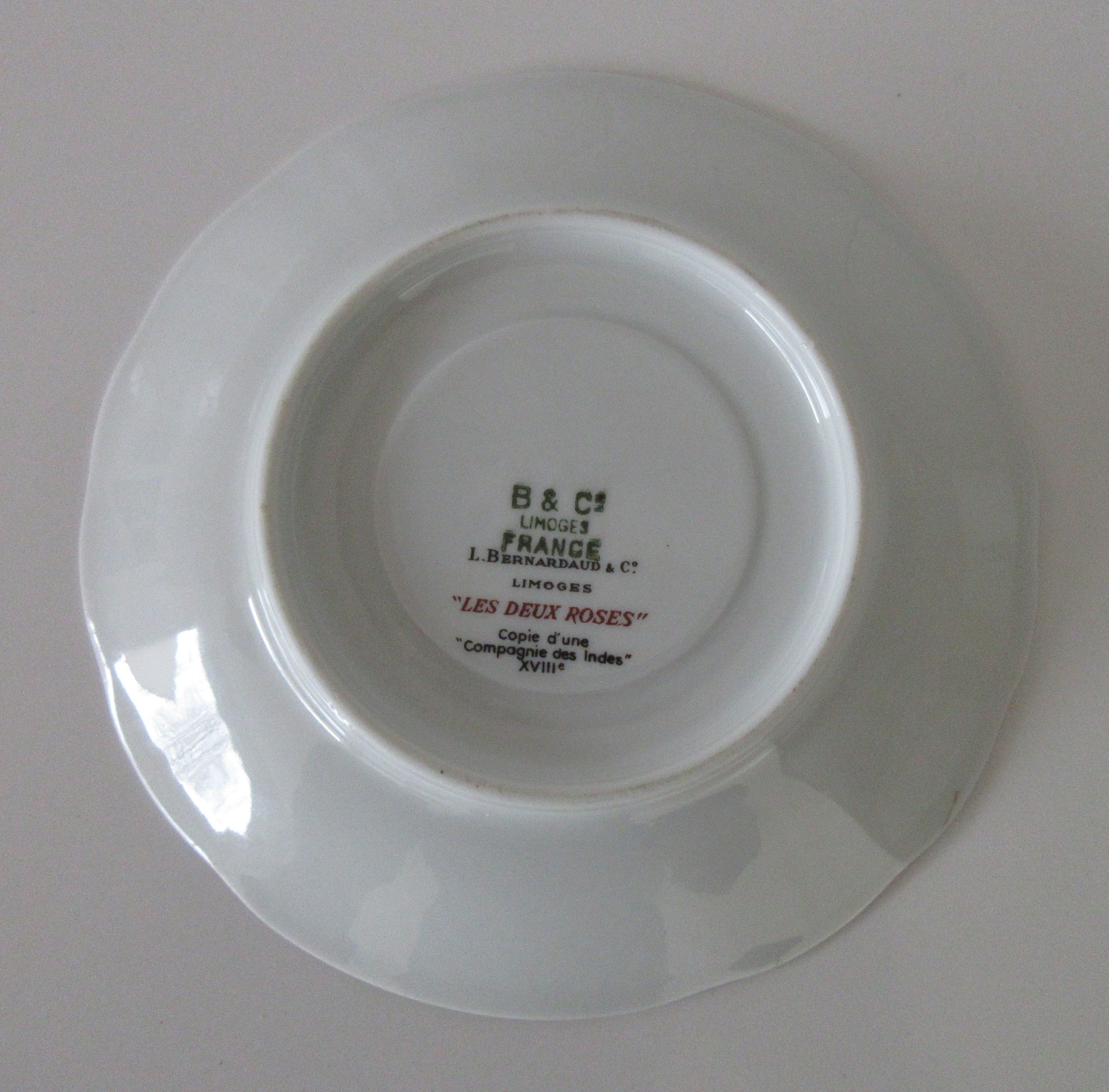 Royal Limoges - Bernadaud & Co Deux Roses/copie d'une Compagnie des Indes XVIII Siecle kopen? Bied vanaf 15!