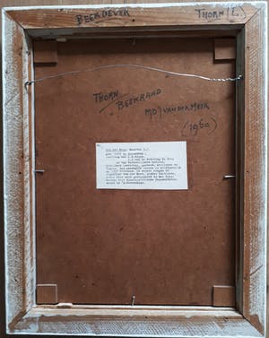 Maarten van der Meer - Beekrand + zicht op de kerk van Thorn kopen? Bied vanaf 60!