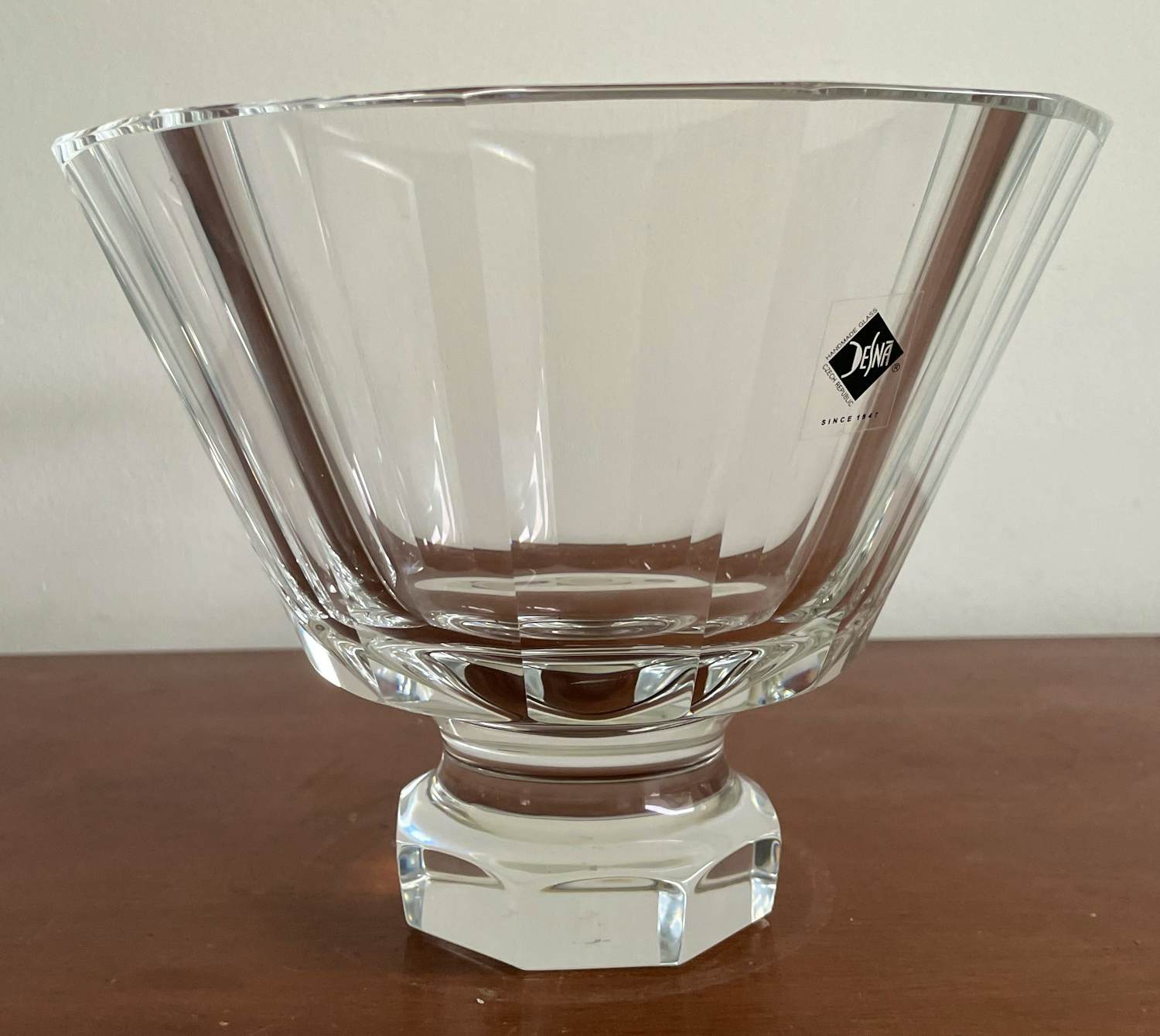 Desna Crystal - Facet geslepen kristallen kom op voet kopen? Bied vanaf 20!