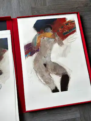 Jan Peter van Opheusden - Queens | 4 gesigneerde litho's in speciale box verkauft für € 700!