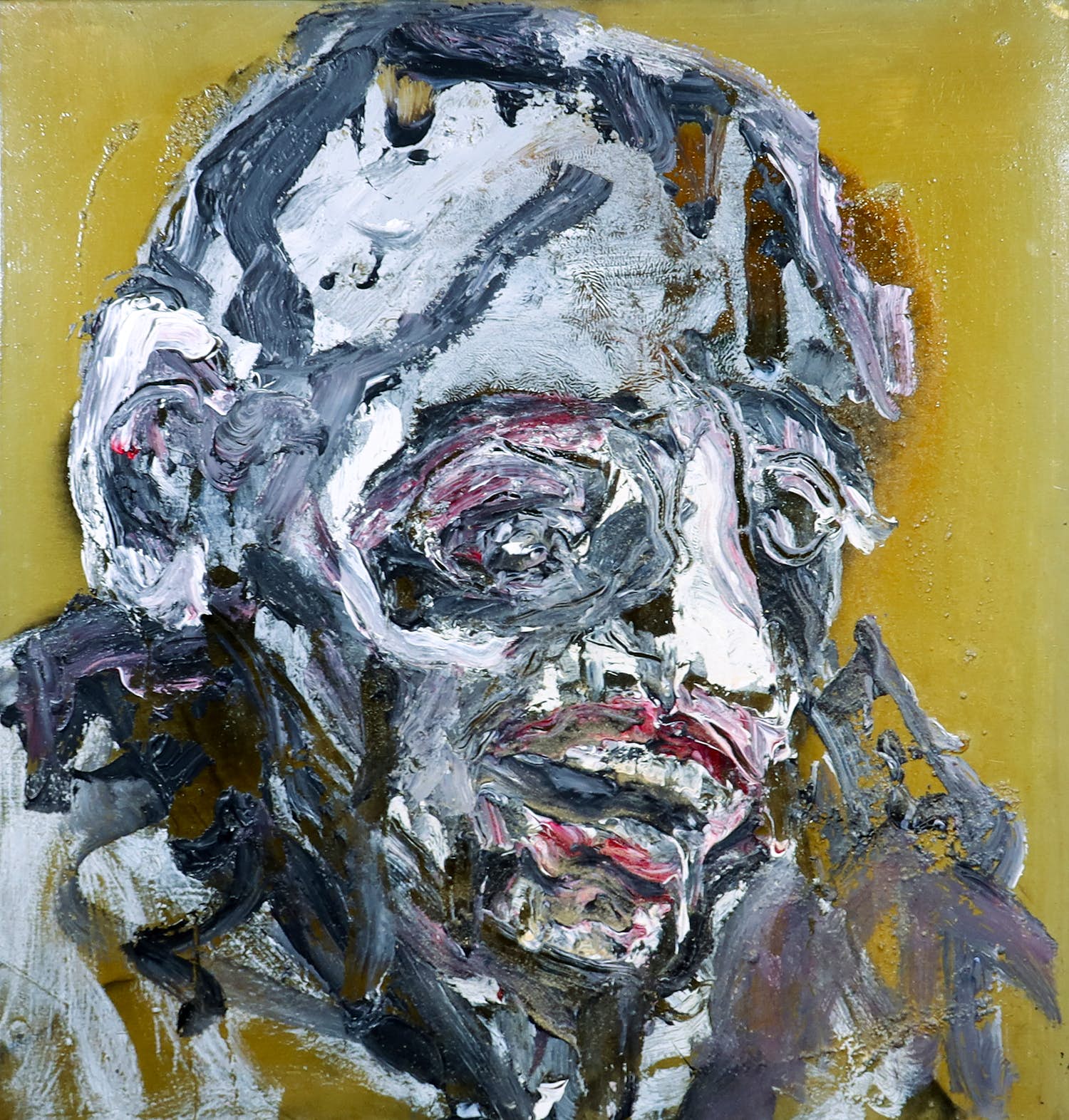 Gerard Castellvi - Gemengde techniek op doek, Portret verkocht voor € 50!