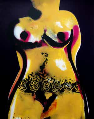 Herman Brood - Grote zeefdruk: Torso verkocht voor € 395!