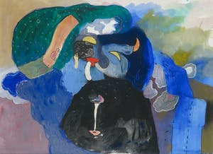 Michel van Overbeeke - Gouache, Zonder titel - Ingelijst kopen? Bied vanaf 150!