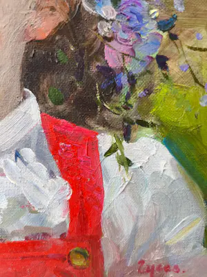 Vladimir Goussev - Portret van een meisje kopen? Bied vanaf 400!