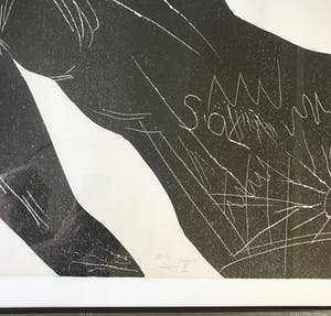 Ruperto Urzua Peres - Prachtige houtsnede - "SOL V" - Gesigneerd - EA II/IV kopen? Bied vanaf 165!