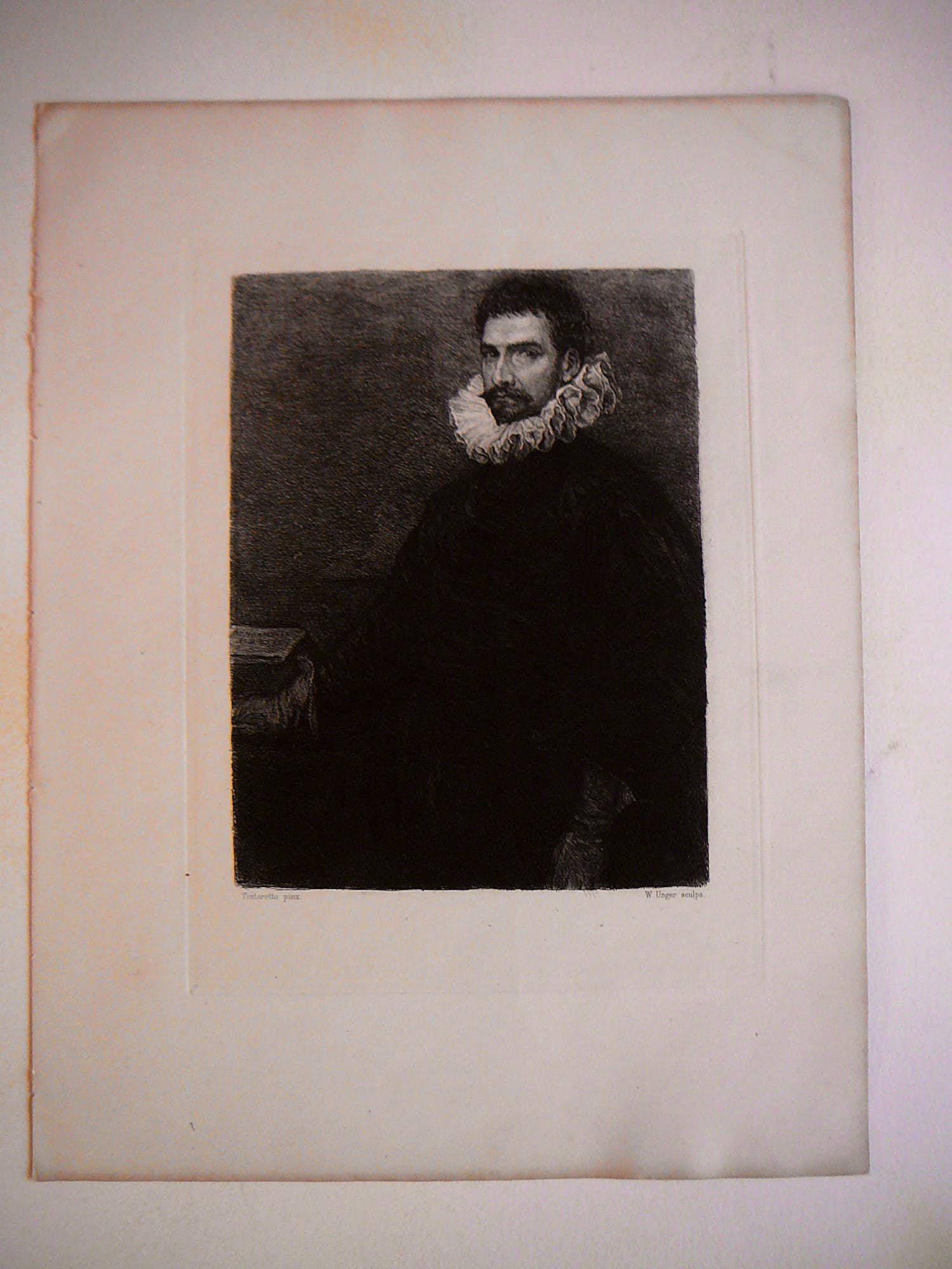 William Unger - Ets van El Tintoretto kopen? Bied vanaf 20!