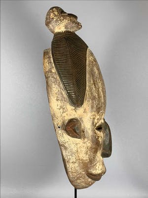 Ibibio - Tribal Used African Ibibio Mask - Nigeria. kopen? Bied vanaf 35!