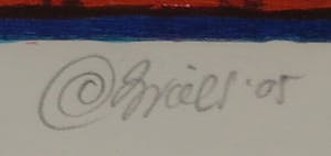 Clemens Briels - Zeefdruk, Mujer -Ingelijst kopen? Bied vanaf 50!