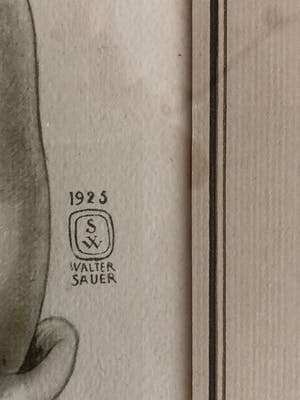 Walter Sauer - Femme pensive kopen? Bied vanaf 125!