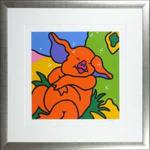 Shunyam - Zeefdruk, Freedom - Ingelijst verkocht voor € 50!