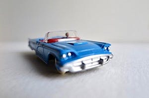 Curiosa - Dinky Toys - 3x Cabriolet+bestuurder- Ford en Triumph - Atlas/Mattel 1:43 +Doos kopen? Bied vanaf 1!