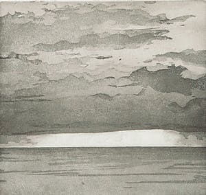 Wim de Bruin - Ets, Licht op Zee kopen? Bied vanaf 1!