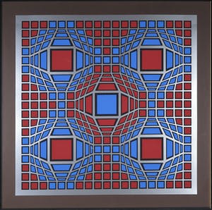 Victor Vasarely - Zeefdruk, Prent 190 kopen? Bied vanaf 1!