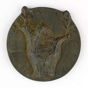 Theresia van der Pant - Bronzen penning: Israël 1948-1968, 1968 verkocht voor € 65!