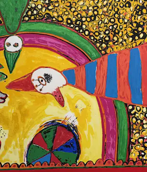 Corneille - handgesigneerde kleurenzeefdruk | 'Cirque' | 1993 (GROOT WERK) kopen? Bied vanaf 1000!