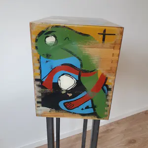 Christian van Hedel - Art Block S blauw epoxy kopen? Bied vanaf 25!